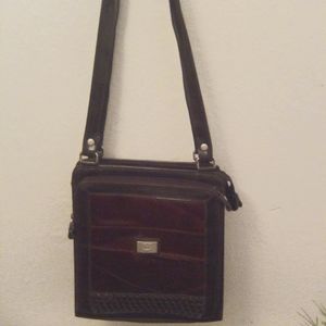 Chantal Handbag BurgundyRed Leather SatchelHandbag